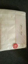 New Sferra Bros 500 TC Luxury Hotel King Sheet Set Cream Stripe Egyptian Cotton - $295.02