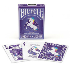 Unicorn Bicycle Playing Cards Poker Size Deck USPCC Custom Limited Edition New - £8.56 GBP