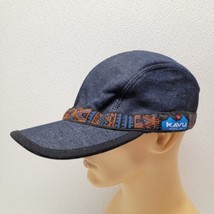 Kavu Hat Blue Denim Cotton Strapcap Panel Hike Camp Adjustable Cap Mediu... - £15.49 GBP