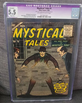 Mystical Tales # 1-CGC Purple slab--glue  5.5 grade..1956 Atlas..11 higher--ih - £208.45 GBP