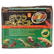 Zoo Med Eco Earth Compressed Coconut Fiber Substrate 15 count (5 x 3 ct) Zoo Med - £82.40 GBP