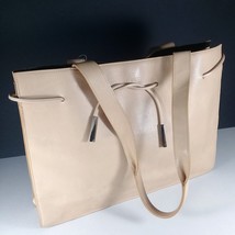 Gucci Beige Pony-style Calfskin Leather Drawstring Flat Tote Hand Bag - £389.37 GBP