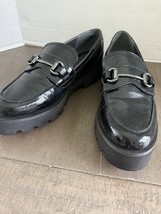 Franco Sarto women’s Size 10M US Bergamot Black slip on loafers Flat Bel... - €17,15 EUR