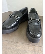 Franco Sarto women’s Size 10M US Bergamot Black slip on loafers Flat Bel... - €17,15 EUR