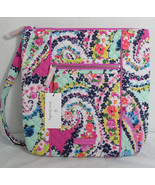 Vera Bradley Women Purse Bag Crossbody ICONIC HIPSTER WILDFLOWER PAISLEY... - $112.05 CAD