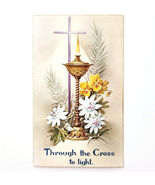 1985 Prayer Funeral Card John Beckman Italy Print Bible Cross Religion E10 - $11.99