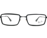 Ray-Ban Eyeglasses Frames RB6337 2509 Black Rectangular Full Rim 51-18-140 - £66.00 GBP