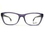 Ray-Ban Eyeglasses Frames RB5298 5230 Clear Purple Cat Eye Full Rim 53-1... - $93.28