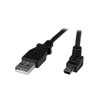 StarTech 1m Mini USB Cable Cord A to Up Angle Mini B - Black  - $14.00