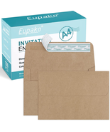 Eupako A4 Brown Photo Envelopes 4X6, 100 Pack Self Seal Envelopes for 4X... - £11.90 GBP