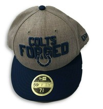 NWT New Indianapolis Colts New Era 59Fifty Low Profile Draft Size 7 3/8 Hat - £22.25 GBP