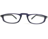Silhouette Brille Rahmen M 2233/60 6054 Schwarz Lila Rechteckig 48-21-140 - $92.86
