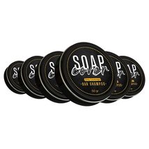 SoapCover, Gray Hair Coverage, Hair Darkening Compressed Soap Bar (Pack of 6) - £74.78 GBP