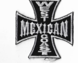 MEXICAN BIKER IRON CROSS PATCH WEST COAST CHOPPER MALTESE CHICANO - $7.69