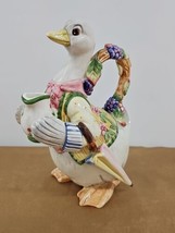 Vintage Fitz &amp; Floyd Somerset Figural Anthropomorphic Duck Creamer Discontinued - £31.10 GBP