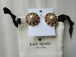 Kate Spade New York Stud Earrings Tuxedo Pearls New $125 - £51.31 GBP