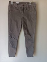 Gap 1969 Legging Jeans Womens Size 28 Gray Denim Ankle Zip Mid Rise - $14.85