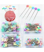 100Pcs Dressmaking Pins Embroidery Patchwork Pins Accessories Tools Sewing - $15.36 CAD+