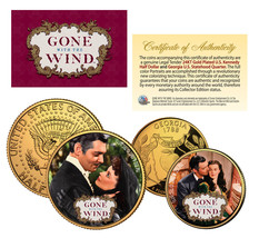Gone With The Wind Georgia Quarter & Jfk Half Dollar Us 2-Coin Set * Licensed * - $12.16