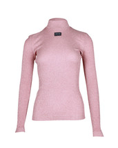 Versace Jeans Couture Marika Stretch Top In Viscose Women Pink Xs - $167.20