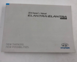 2014 Hyundai Elantra Coupe Owners Manual Handbook OEM J03B40004 - $31.49