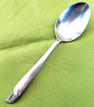 Soup Spoon N.S. Co. National Stainless Finale Pattern Japan 7.25&quot; #71905 - £4.73 GBP