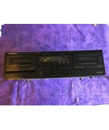 Vintage Pioneer Stereo Double Cassette Tape Deck CT-W301 Full Logic control - $185.15 CAD