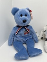 TY Beanie Baby America, Rescue, &amp; Courage 9/11 Tribute to Red Cross, NY FD,&amp;PD 4 - £22.20 GBP