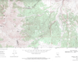 Mount Airy NW, Nevada 1969 Vintage USGS Topo Map 7.5 Quadrangle Topographic - $23.99