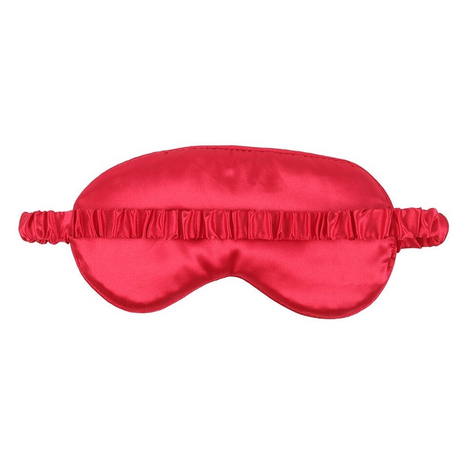 ’Wake Me Up When It’s Christmas’ Satin Sleep Mask - Funny Holiday Eye Cover Item image 2