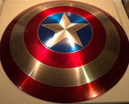 Marvel&#39;s Captain America&#39;s Shield Avengers, Metal Prop Replica ~Hallowee... - $139.00
