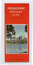 Melbourne Holiday City Brochure with Maps Victoria Australia - $17.82