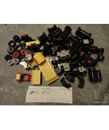 40 SETS of LEGO WHEELS (80 tires/40 axles) 16 Tires&Rims 5 Truck Parts