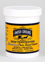 Amish Origins Deep Penetrating Greaseless Pain Relief Cream Restless Leg... - $29.16