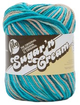 Spinrite Lily Sugar&#39;n Cream Yarn - Ombres Super Size-Pebble Beach - £13.73 GBP