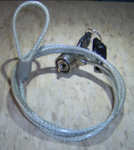 Laptop Locking bRaiDed Cable anti theft Computer Lock 42&quot; braided Steel ... - $23.48