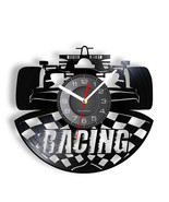 Wall clock Vinyl Record Formula 1 Racing Indy Car Grand Prix - $38.61+