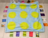 Taggies blue green circles baby security blanket lovey Kids II - £6.99 GBP