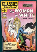 Classics Illustrated #61 The Woman In White Collins (Hrn 62) 1st 1949 VG+/FINE- - £39.68 GBP