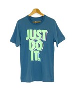 NIKE Mens T Shirt size Small Short Sleeved Crew Neck Tee &quot;Just Do It&quot; Green - $22.49