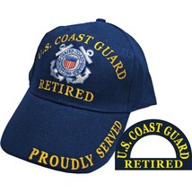 U.S. Coast Guard Retired Hat Cap Blue - $16.30