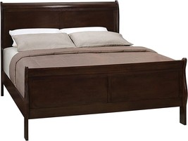 Coaster Home Furnishings Louis Philippe Panel Sleigh Cappuccino Eastern King Bed - £360.01 GBP