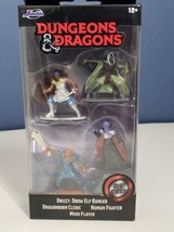 New Jada Dungeons &amp; Dragons 4 Miniature Die Cast Figure: Drizzt Drown Elf Ranger - £4.94 GBP