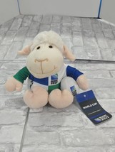 Rugby World Cup 2011 New Zealand Sheep Plush Medium 8&quot; New NWT - $628.11 MXN