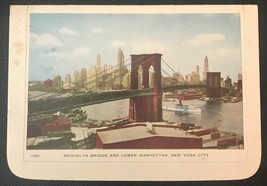 1929 Brooklyn Bridge Punch-Out Letter Card - $6.50