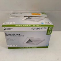 Commercial Electric 80 CFM 1.5 Sone Bathroom Exhaust Fan with Humidity S... - $38.42