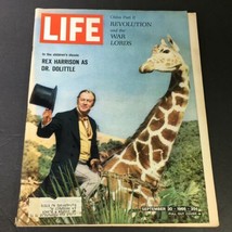 VTG Life Magazine September 30 1966 - Rex Harrison As Dr. Dolittlle - £10.59 GBP