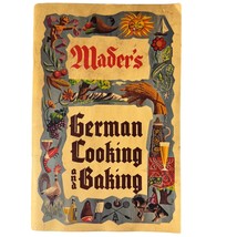 Maders German Cooking &amp; Baking Cookbook 1965 First Edition Vintage Ethni... - $26.09