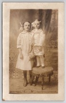 Darling Children Pretty Studio Ashton IL Nelson Schmidt Lauren IA Postcard Z28 - £11.95 GBP