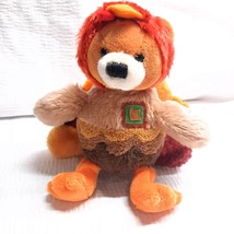 RARE Gund Autumn Surprises teddy Bear plush Turkey Thanksgiving #88350 toy - £19.10 GBP